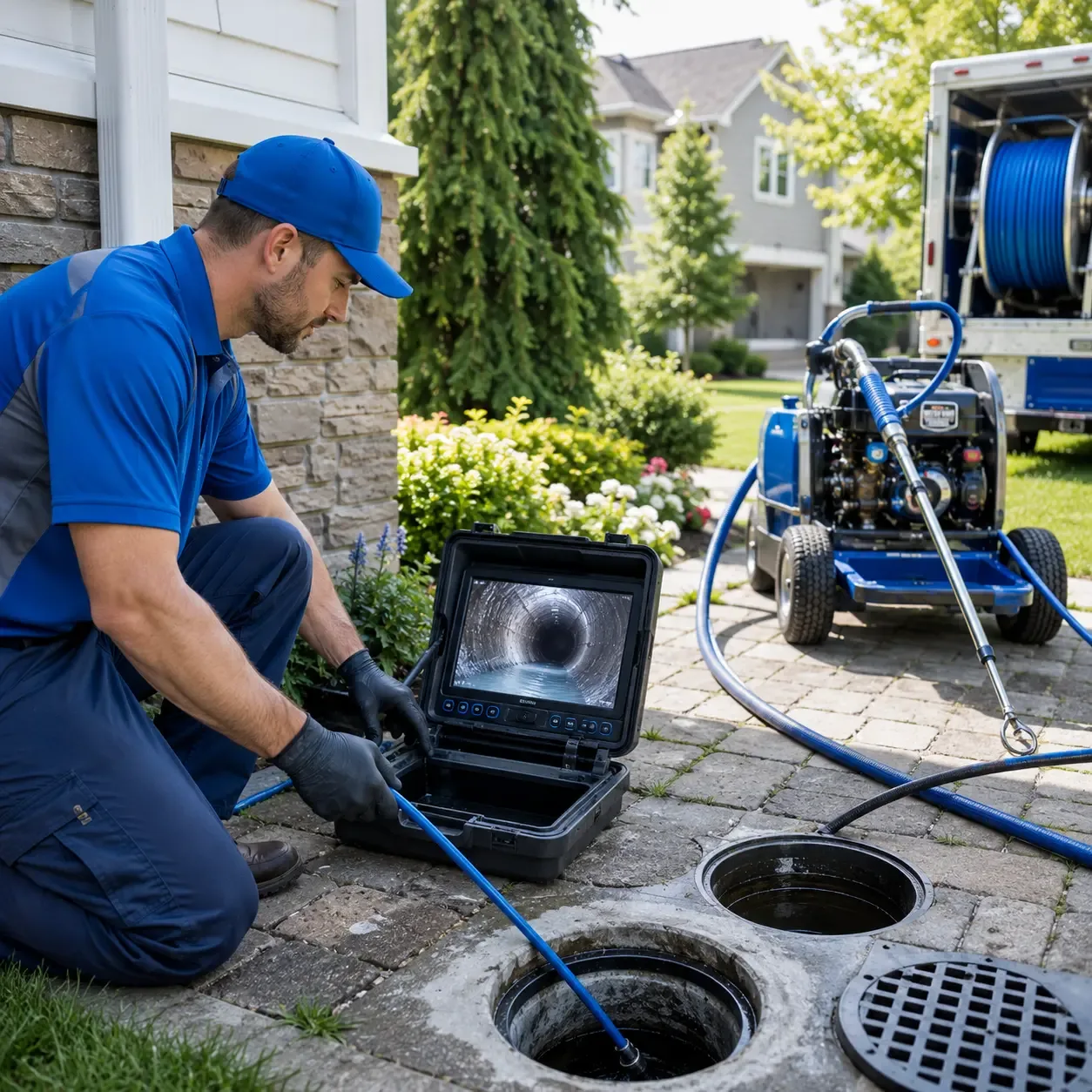 Outdoor drain cleaning professionals serving Lehigh, OK